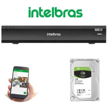 Imagem de Dvr Imhdx 3004 Gravador Digital 4 Canais Full Hd Intelbras + hd 1TB