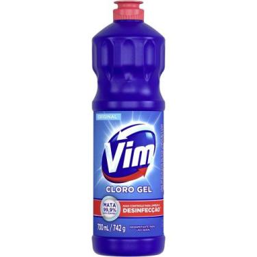 Imagem de Desinfetante Multiuso Cloro Gel Original Vim Frasco 700ml