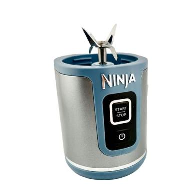 Imagem de Base de motor de substituição genuína OEM compatível com todos os liquidificadores portáteis Ninja Blast (prata/azul)