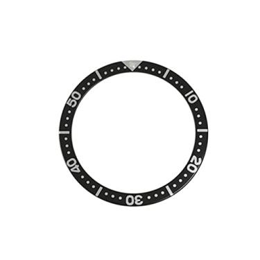 Imagem de XHSESA Estilo clássico de anel de bisel, adesivo de cristal incrustado brilhante antiarranhões e colisão loop de bisel para SKY SUB Watch Classic 38 mm (SKX contas luminosas letras brancas moldura
