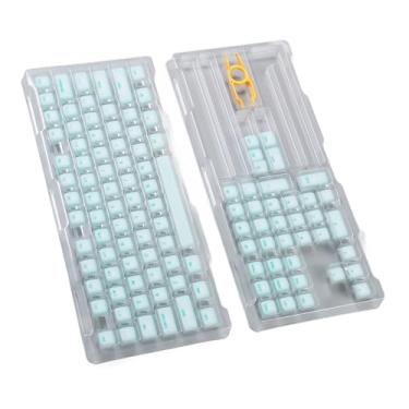 Imagem de Generic PBT Keycaps, 113 Teclas de Teclado de Duas Camadas de Camada Mudo -Teclado Original para Mecânicos (Verde de menta)