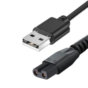 Imagem de LONNKY Cabo Carregador Usb Para Barbeador Elétrico Meridian Grooming, Carregamento De Substituição Compatível Com Adaptador Energia