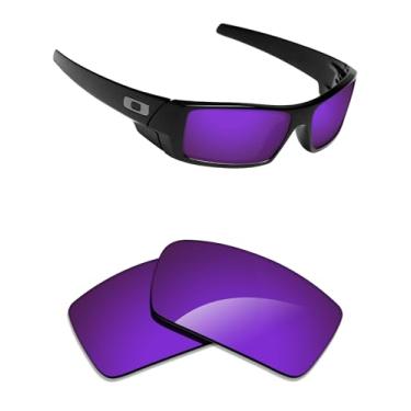 Imagem de Lentes de substituição polarizadas Alphax para Oakley Gascan – Várias opções, Plasma Purple Optimized Polarized Engraved, One Size