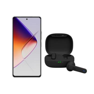 Imagem de Smartphone Infinix Note 40 5G Preto 256GB 8 Ram + Fone JBL Wave Flex P