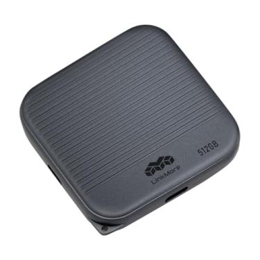 Imagem de LinkMore SSD magnético externo portátil de 512 GB – leitura de 950 MB/s – para ProRes 4K – SSD de telefone compatível com MagSafe, USB-C, USB-A, iPhone 15/16, Mac, PC (NR P100)