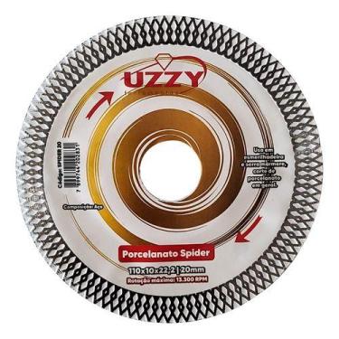 Imagem de Disco Corte Porcelanato P/ EsmerilhadeiraUzzy