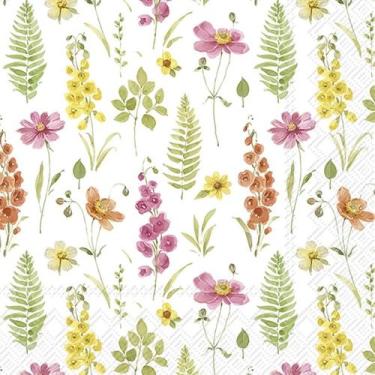 Imagem de Guardanapo para Decoupage Ihr 33x33 Flores C/ 2 Unidades - GUARDANAPO 