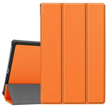 Imagem de Capa para Lenovo Tab M10 FHD Plus, Ratesell leve, inteligente, com três dobras, forro de microfibra com hibernar/despertar automático para Lenovo Tab M10 FHD Plus (2ª geração) 10,3 TB-X606F / TB-X606X