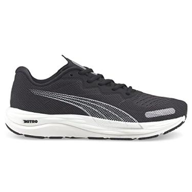 Imagem de Puma Tênis de corrida masculino Velocity Nitro 2, Preto/branco, 14