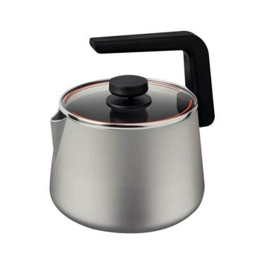 Imagem de Chaleira Tramontina Em Alumínio 2,3 L Com Revestimento Antiaderente Off White