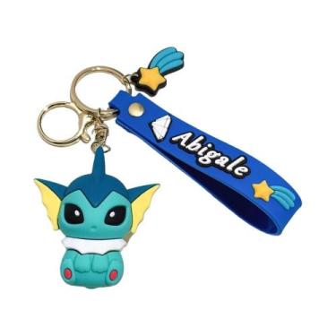 Imagem de Pikachu Charmander Psyduck Pokemon Chaveiro Anime Action Figure Kawaii