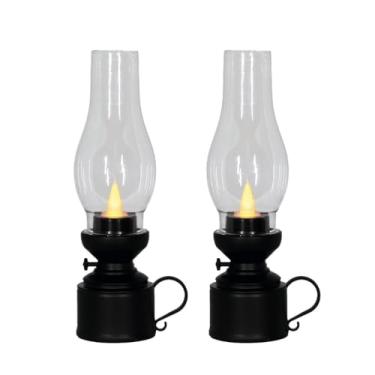 Imagem de Yangzi - Kit 2 Lamparinas Eletrônica Decorativa Vela Led Branco Quente 18cm - Magizi