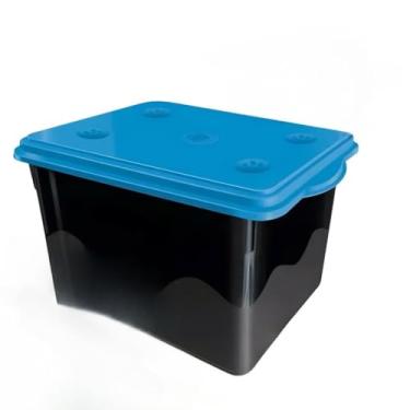 Imagem de Container Porta Ração 10KG + Pá Dosadora Com 20 Litros (AZUL)