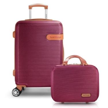 Imagem de Mala de Viagem Bordo Pequena Mão Rígida ABS 10 KG Aprovada Rodinha Kit