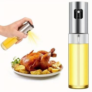 Imagem de Pulverizador Spray de Azeite Vidro Garrafa Dispenser Utensilio de Cozi