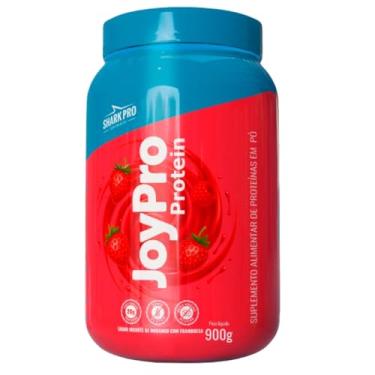 Imagem de Whey Joypro Pote 900g Iogurte De Morango Framboesa Shark Pro
