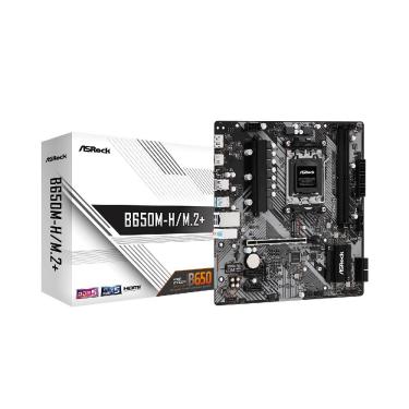 Imagem de Placa Mãe AsRock B650M-H/M.2+ AM5 2xDDR5 Chipset AMD B650 mATX