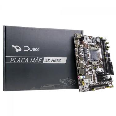 Imagem de Placa-Mãe Duex Dx H55z, Intel LGA 1156, mAtx, DDR3, Chipset H55