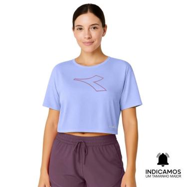 Imagem de Camiseta Cropped Diadora Uno New Running Feminina