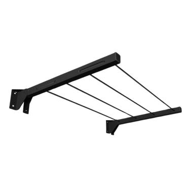 Imagem de Kit 2 Suportes de Parede 4 Furos 50cm Varal Dobrável Lateral - NV152, NV152P, NV154P