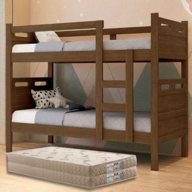 Imagem de Beliche Solteiro Com 2 Colchões, Cama completa, Barreto Lonçarcci, Con