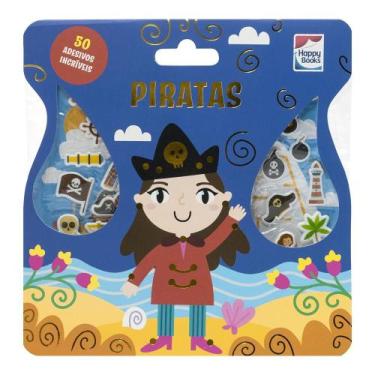 Imagem de Livro - Livro com Adesivos Fofinhos: Piratas