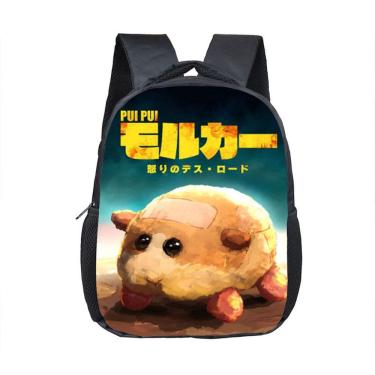Imagem de Mochila escolar Anime Guinea Pig Kids, bolsa infantil 24x10x30cm