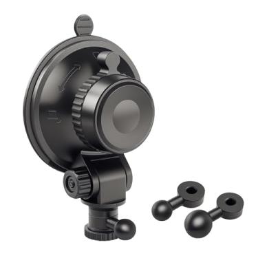 Imagem de Suporte universal com ventosa para Garmin Dash Cam, suporte de esfera de para-brisa reutilizável de ângulo pequeno ajustável para Garmin Mini2, compatível com Dashcam 45/47/55/57/65W/67W/Mini 3/X110