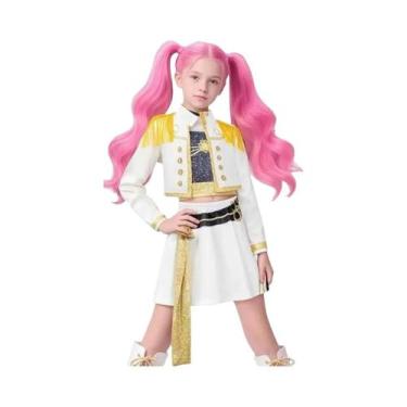 Imagem de Fantasia De Cosplay Para Crianças Anime Kpop Demon Hunter Rumi Zoey Mi