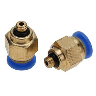 Imagem de Conector reto macho resistente e pneumático para tubo de ar de 4 mm montagem rápida e fácil, ferramentas adequadas (PC4-M5 20pc) nan transmissão mecânica
