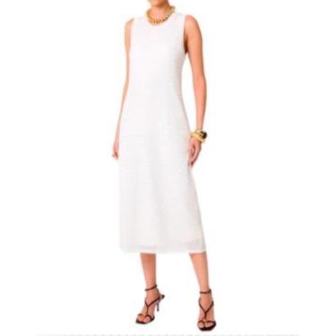 Imagem de Vestido Feminino Dudalina Tricot Texturizado Branco 1511480-Feminino