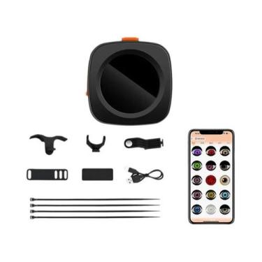 Imagem de Luz Traseira LED Olho De Diabo Para Motocicleta, Modificação De Espelh