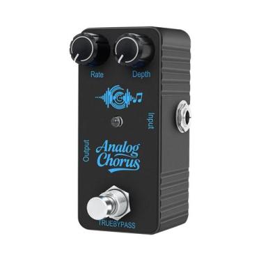 Imagem de Pedal de efeitos de guitarra elétrica mini tipo único crunch distorção