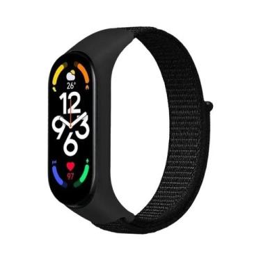 Imagem de Pulseira De Nylon Ajustável Mi Band 7 6 5 4 3 Substituição De Pulseira