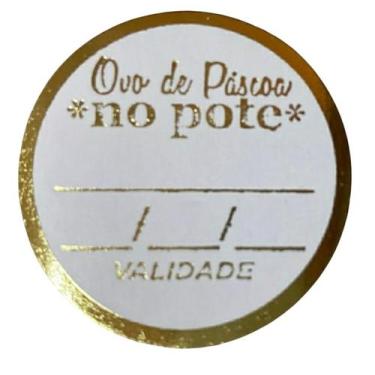 Imagem de Etiquetas Adesivas Ovo No Pote Carber c/100 un