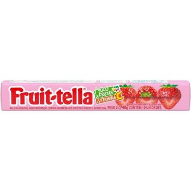 Imagem de Bala Mastigável Morango Fruittella 40g