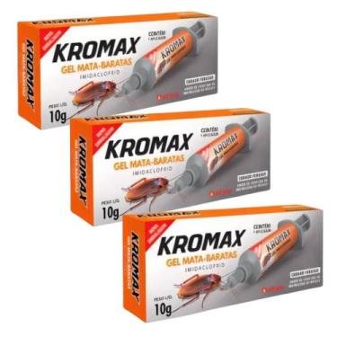 Imagem de Mata Barata Gel Seringa 10gr - KROMAX, kit3unidades