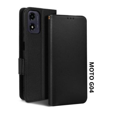 Imagem de Capa Capinha Carteira Flip Estojo Compatível Para Moto G04