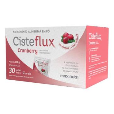 Imagem de Cisteflux Cranberry Acido Ascórbico e Bisglicinato de Zinco 30 Saches 