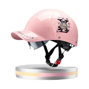 Imagem de Capacete De Verão Unissex Para Motocicletas, Capacete Aberto Estilo Bo