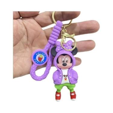 Imagem de Chaveiros De Desenho Animado Mickey E Minnie Da Disney, Pingentes Para