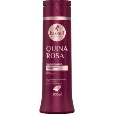 Imagem de Condicionador Quina Rosa 300ml Haskell  Brilho e Vitalidade para Cabel