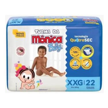 Imagem de Fralda Infantil Turma da Mônica Tripla Proteção Jumbo - - Huggies, XXG