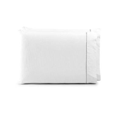 Imagem de Par De Fronhas 70cm X 50cm 2 Peças Paris 100% Algodão Percal 150 Fios 