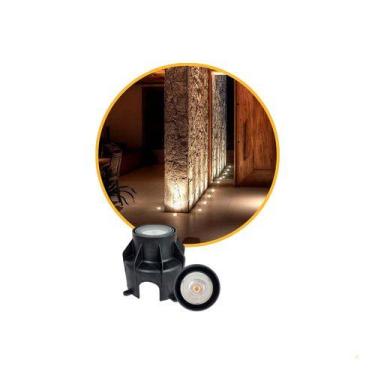 Imagem de Balizador Embutir Piso Nude 3w 3660 Grafite Interlight Ip67 - Interlig