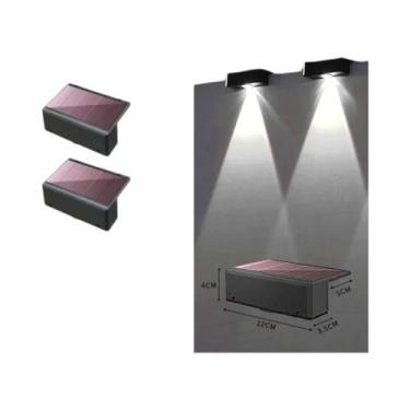 Imagem de Luzes LED Solares À Prova d'Água Para Cercas, Decks, Jardins E Ilumina