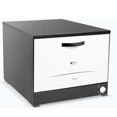 Imagem de Forno a Gás Industrial Topmax Clarice 107 litros com 2 Grades, Preto e