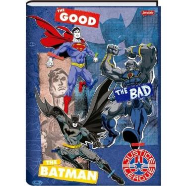 Imagem de Caderno Brochurão Capa Dura Liga Da Justiça 80fls Jandaia Capas Sortid