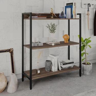 Imagem de Estante de Livros Industrial Aço 80CMX104CM 3 Prateleiras Active Yesca