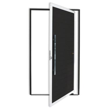 Imagem de Porta Pivotante Lambril com Puxador Super 210cm x 120cm Brimak Abertur